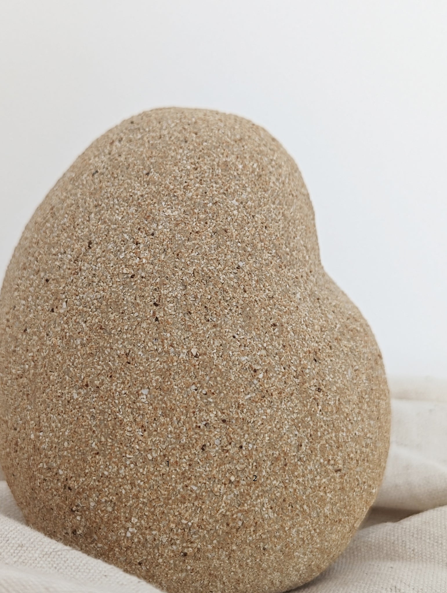 Pebble Vases in Sandstone - Natural Sand