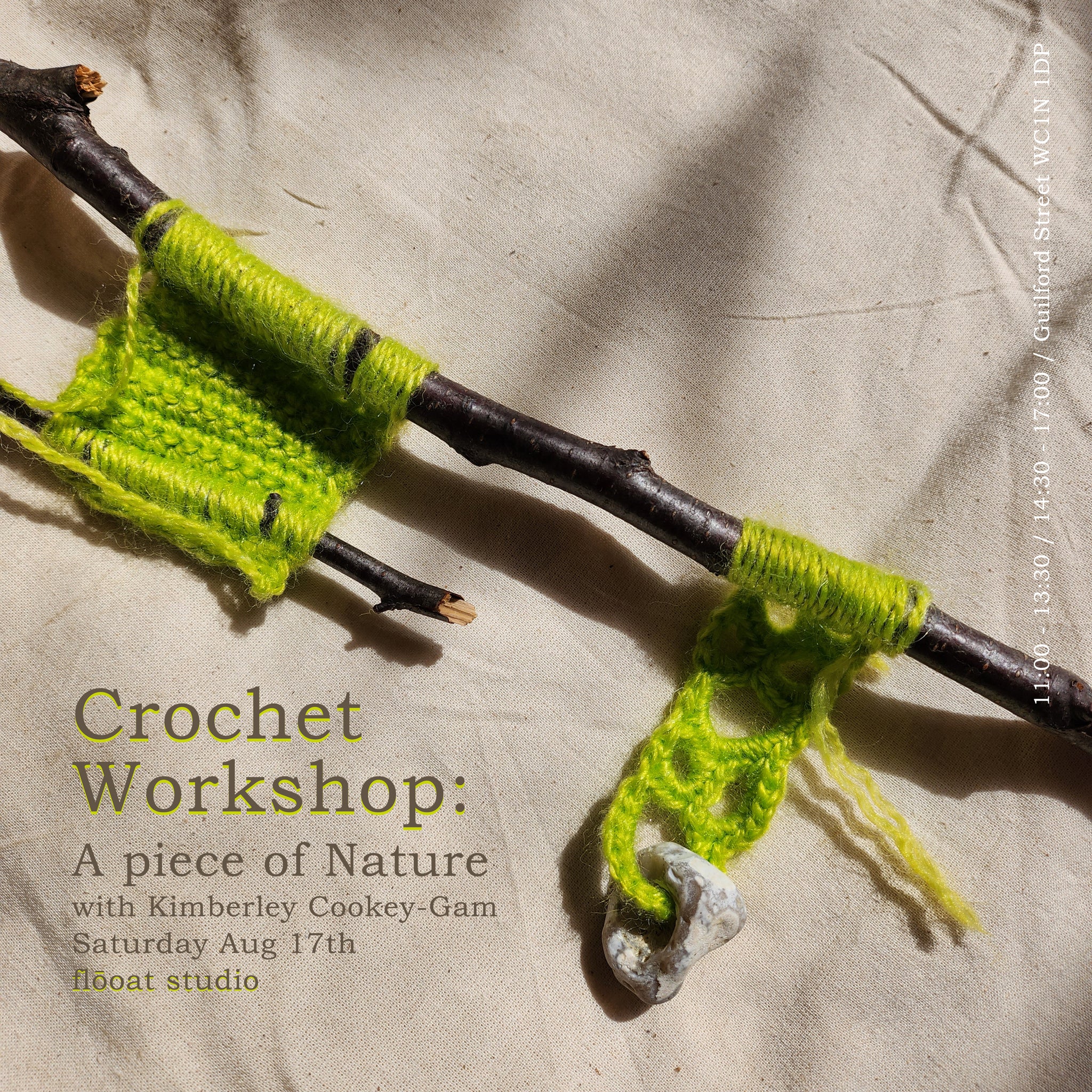 CROCHET WORKSHOP: A Piece of Nature